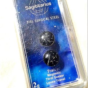 2G Ear Plugs Gauges - Sagittarius Symbol Horoscope
